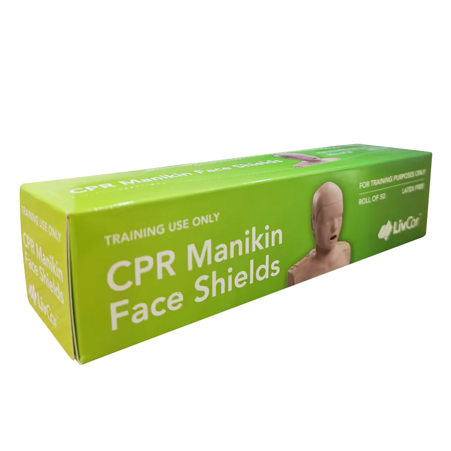 CPR Manikin Face Shields | 50 Roll