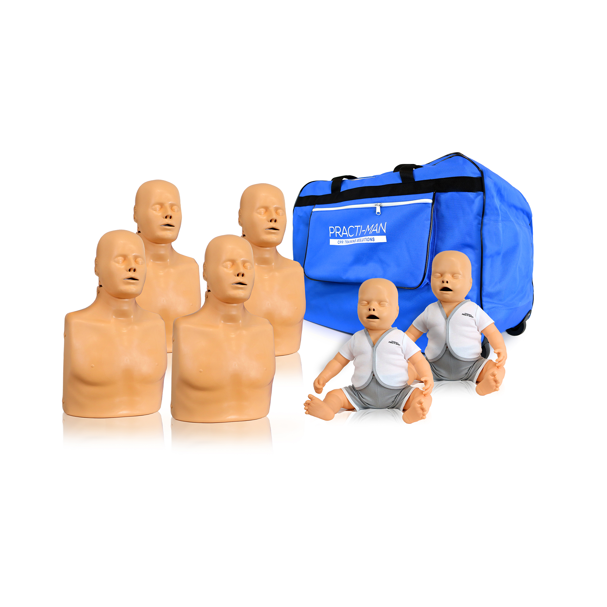 Practi-Man Advance | Multi Pack | 4x Adults + 2x Infants | Wheeled Bag | Practi-Man | Available from LivCor Australia