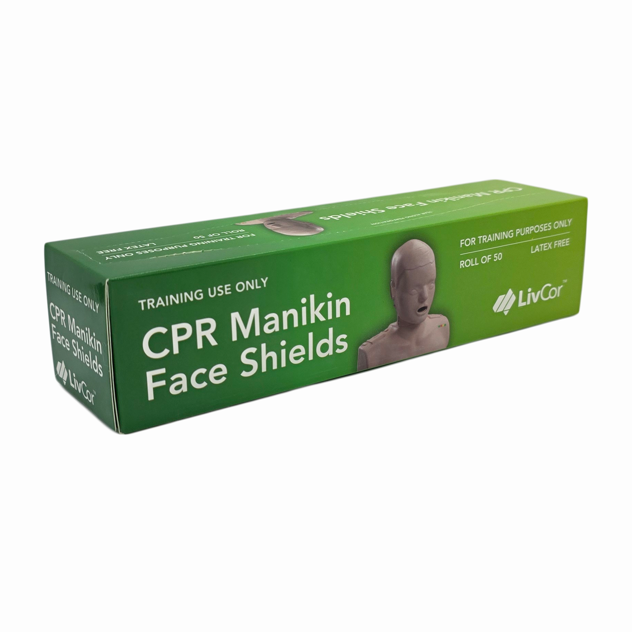 CPR Manikin Face Shields | 50 Roll