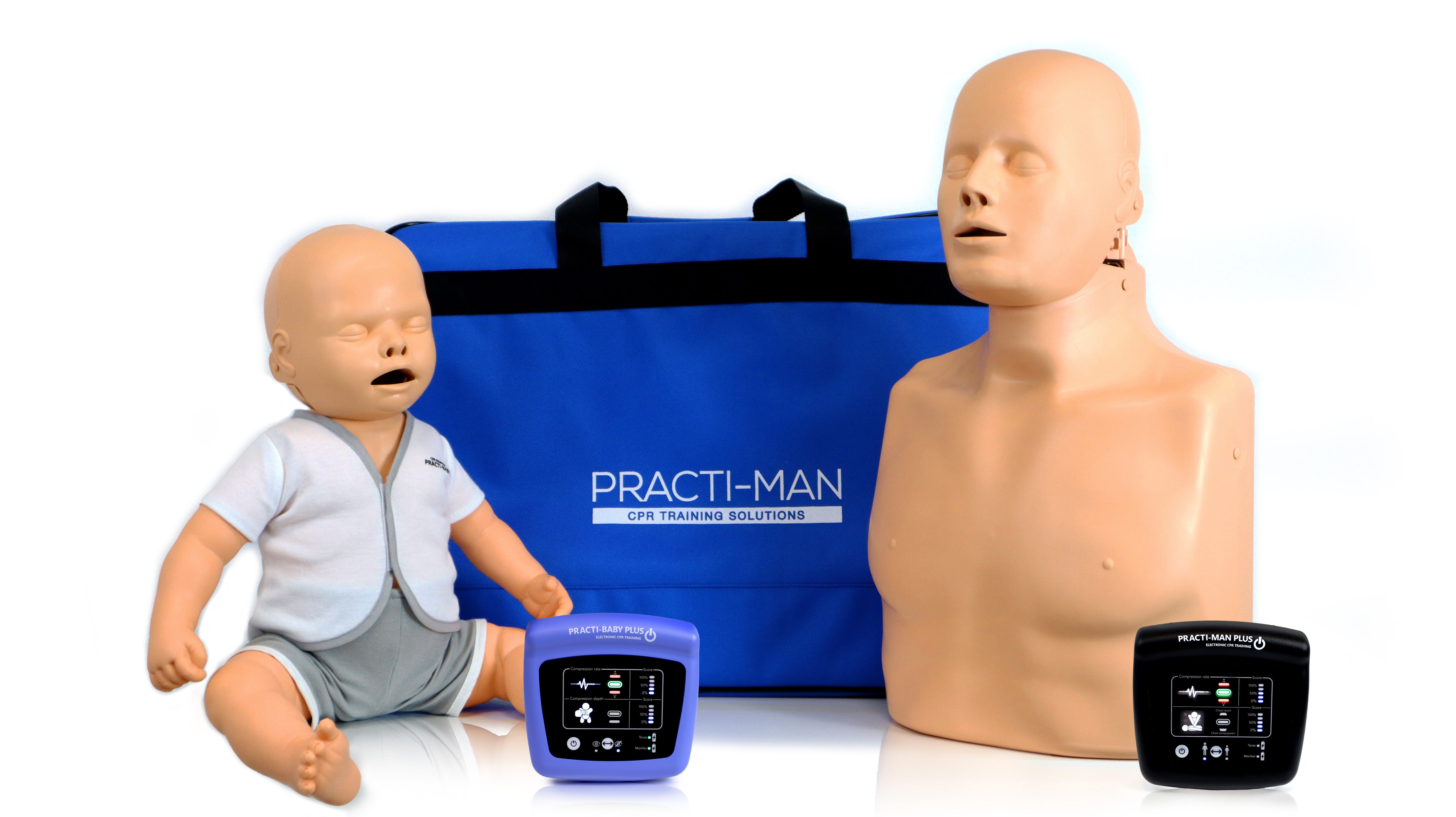 Practi-Man & Practi-Baby Plus, with Feedback | Duo with Carry Bag | Practi-Man | Available from LivCor Australia