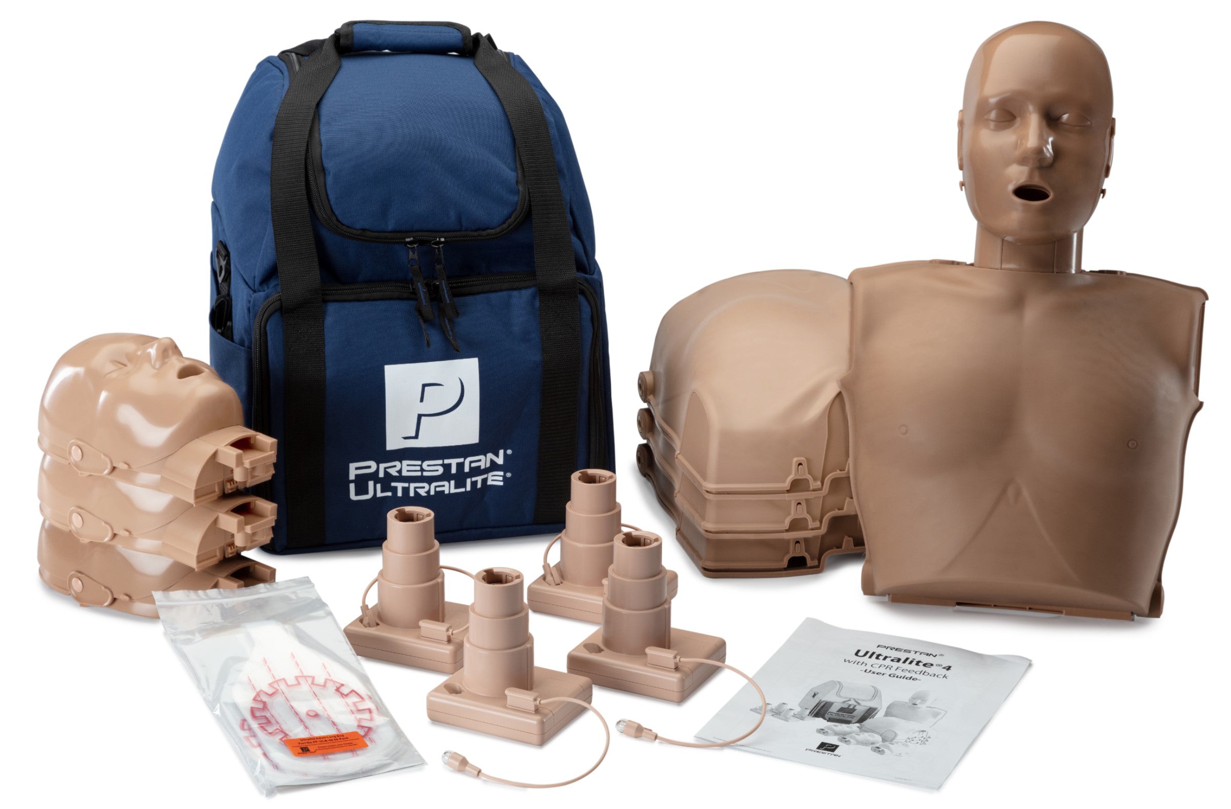 PRESTAN Ultralite Manikin Diversity Kit with CPR Feedback | 4-Pack | Prestan | Available from LivCor Australia