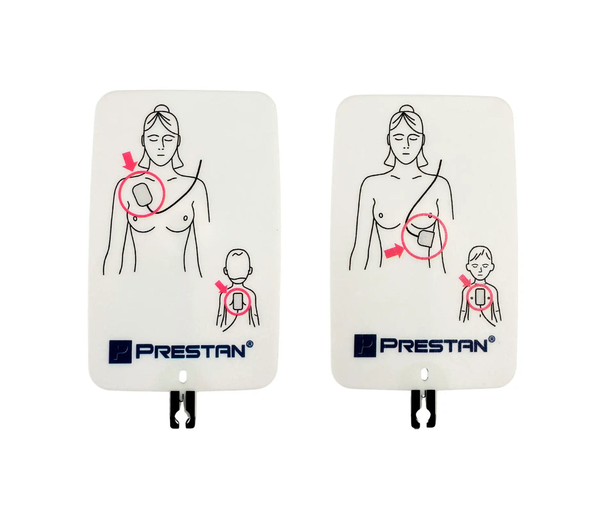 PRESTAN AED UltraTrainer adult and child replacement training pads single set