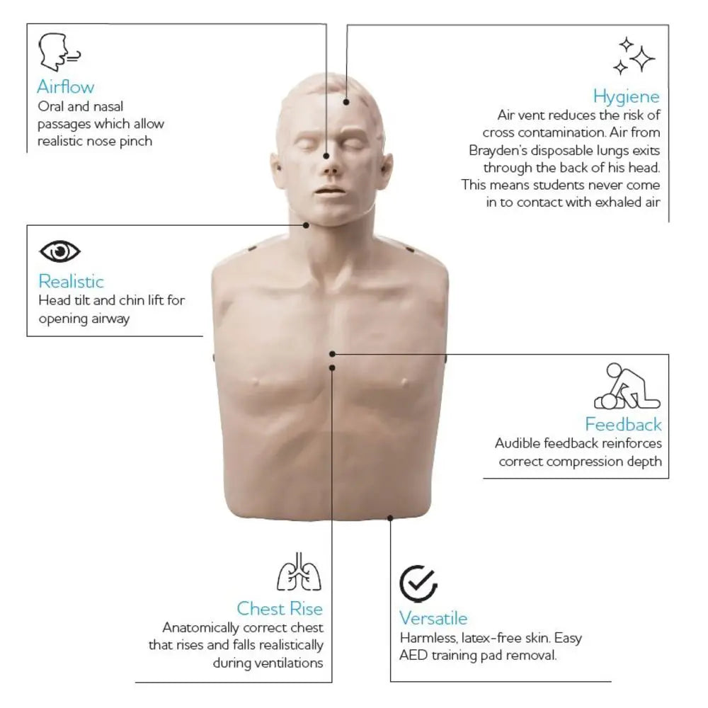 Brayden CPR Manikin | Without Lights