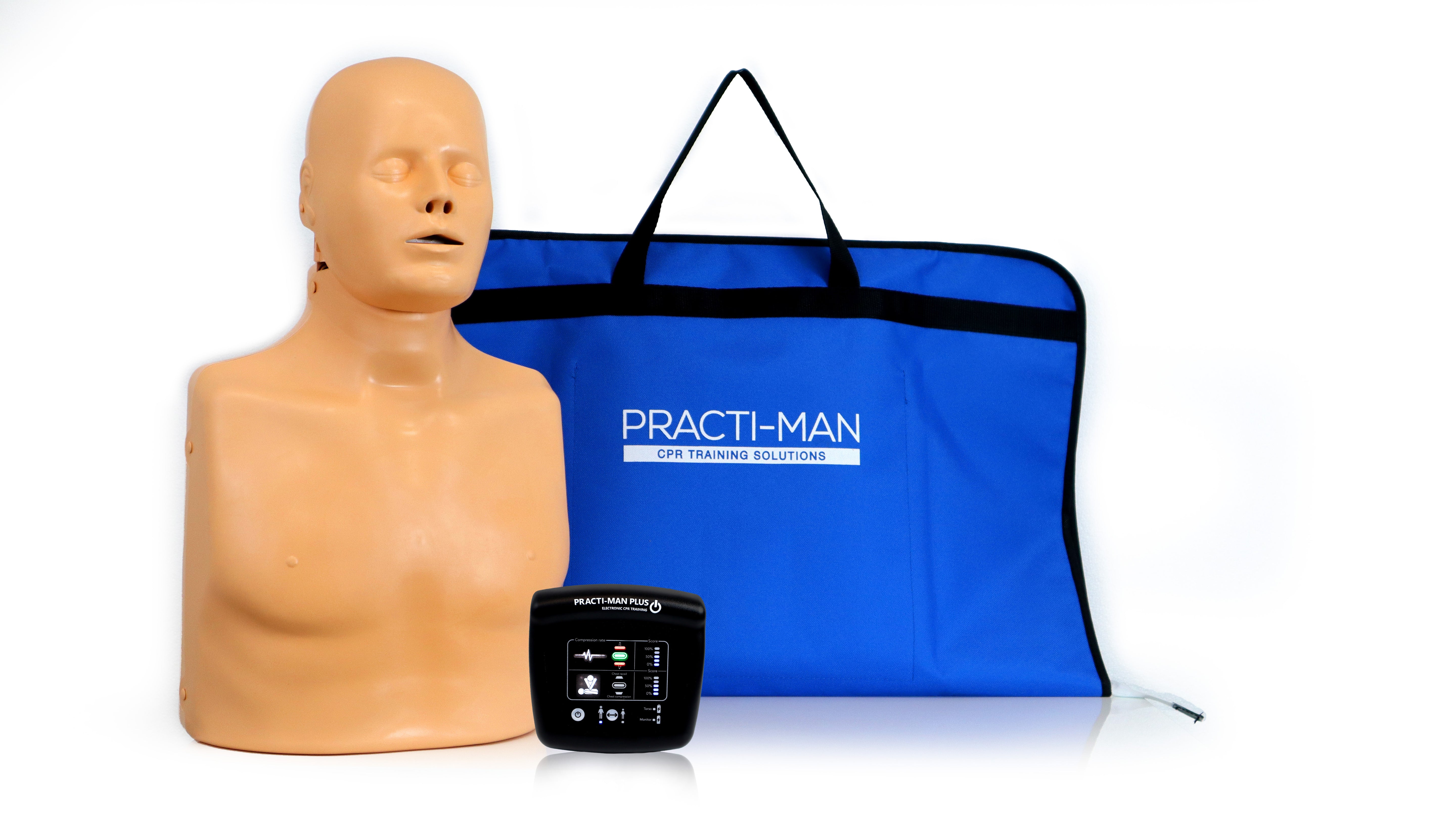 Practi-Man Plus | Adult Single w/Carry Bag | Feedback Monitoring | Practi-Man | Available from LivCor Australia