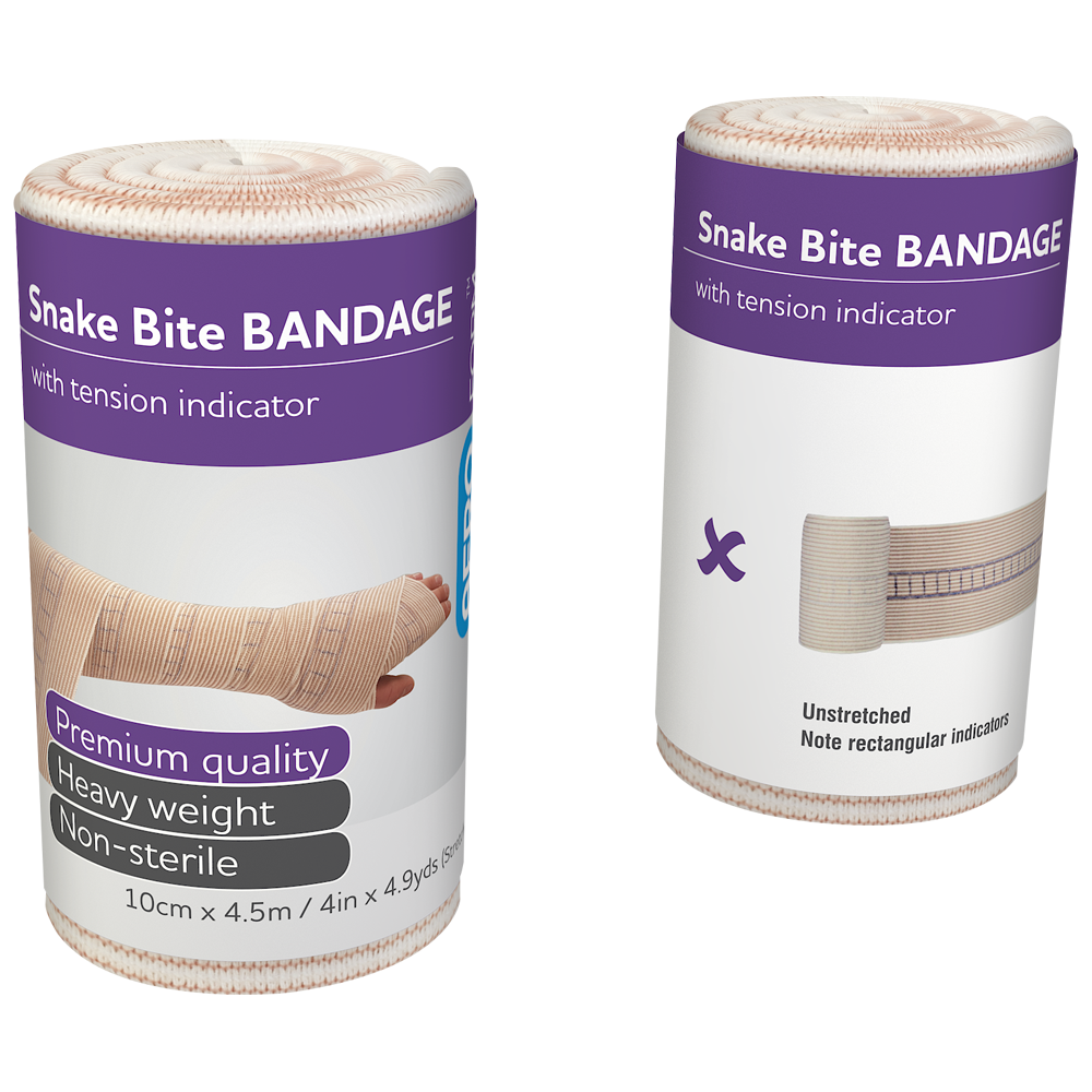 Snake Bite Band w/Indicator 10cm x 4.5M | Aero Healthcare | Available from LivCor Australia