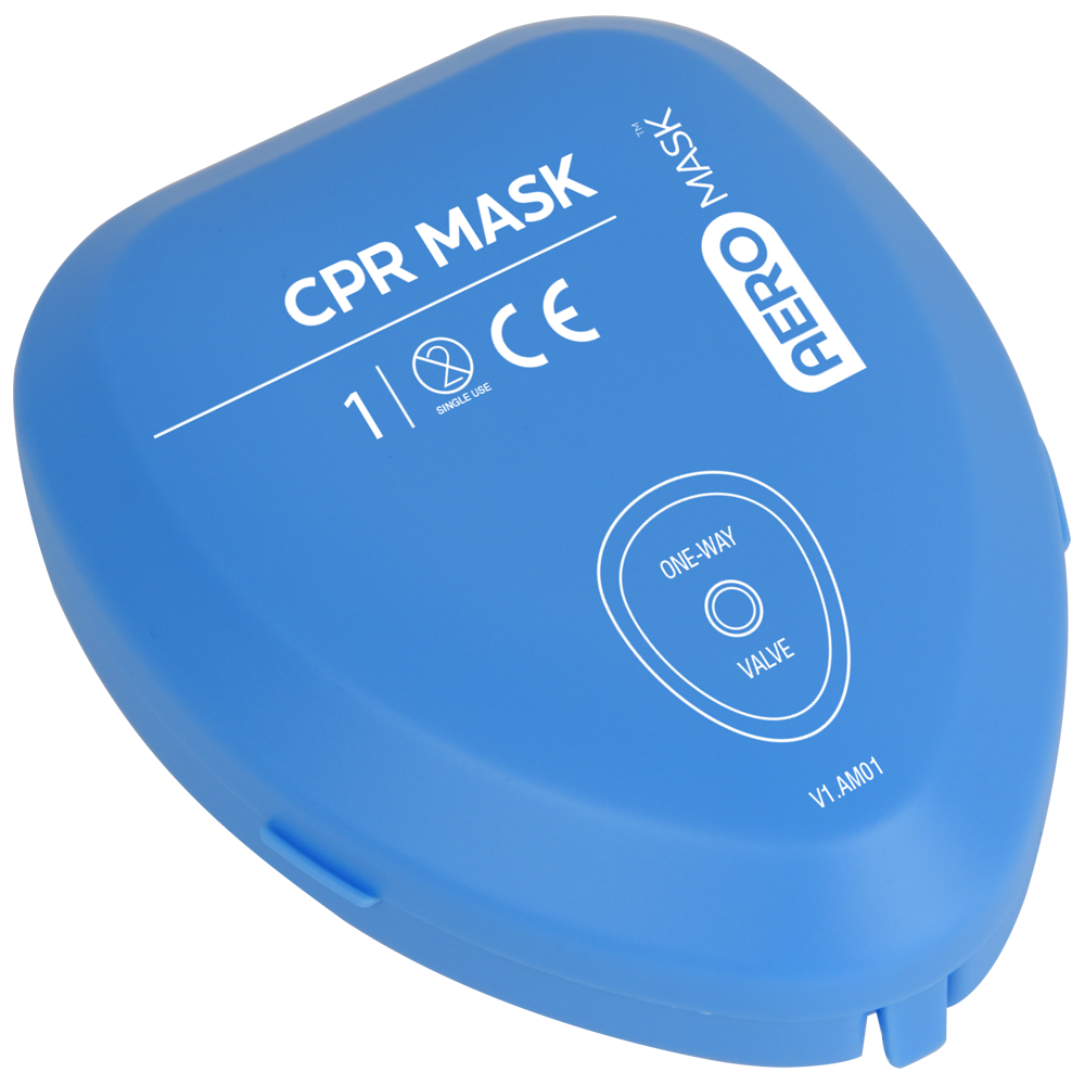 CPR Mask in Hard Cover | Aero Healthcare | Available from LivCor Australia