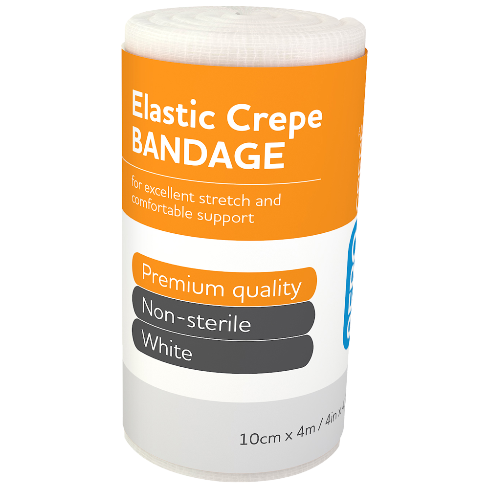 Elastic Crepe Bandage 10cm x 4M | Aero Healthcare | Available from LivCor Australia