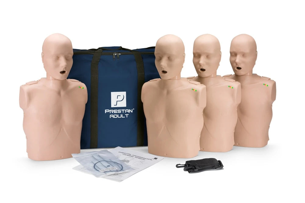PRESTAN Professional Adult Manikin with CPR Feedback | 4-Pack | Prestan | Available from LivCor Australia