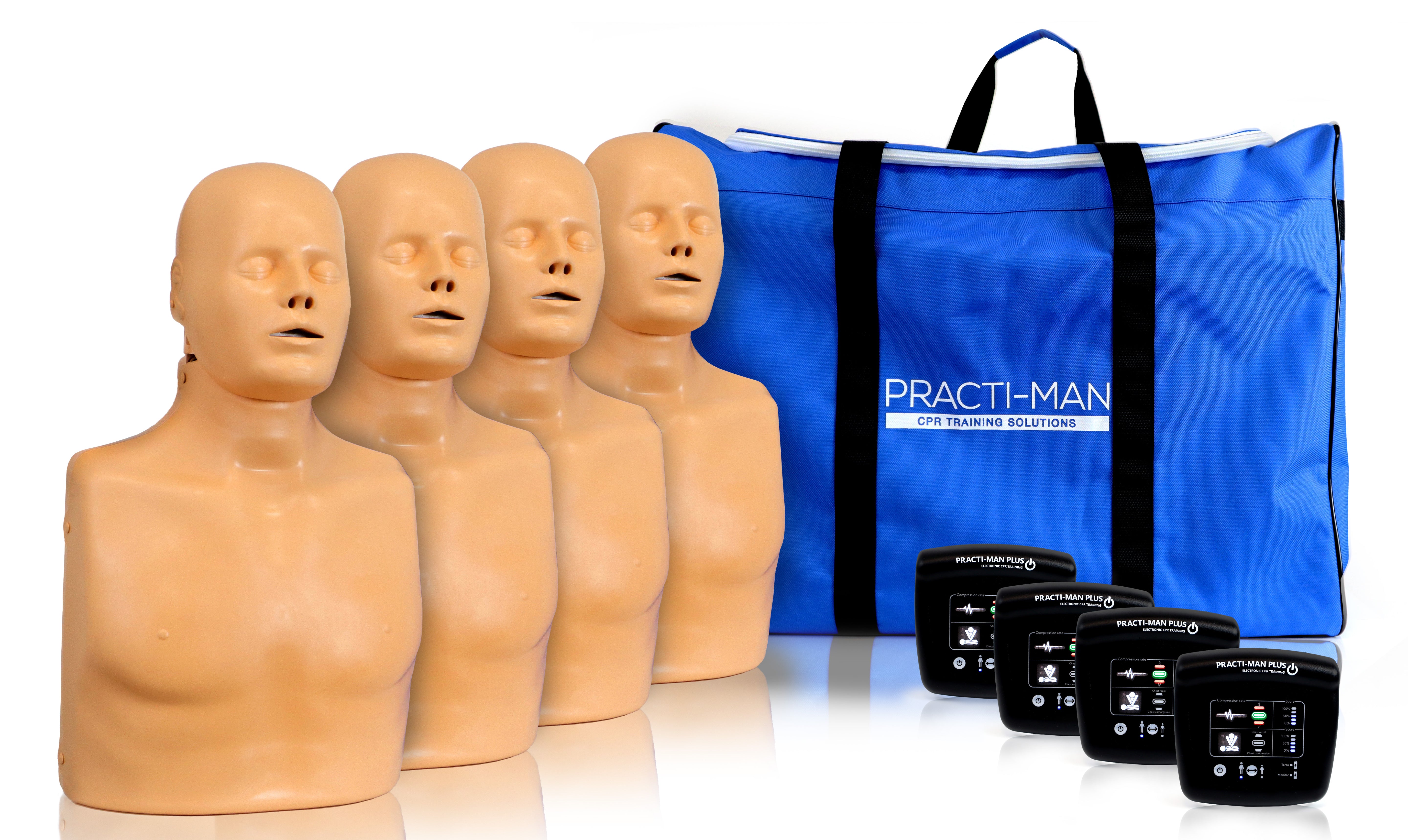 Practi-Man Plus 4-Pack w/Carry Bag | Feedback Monitoring