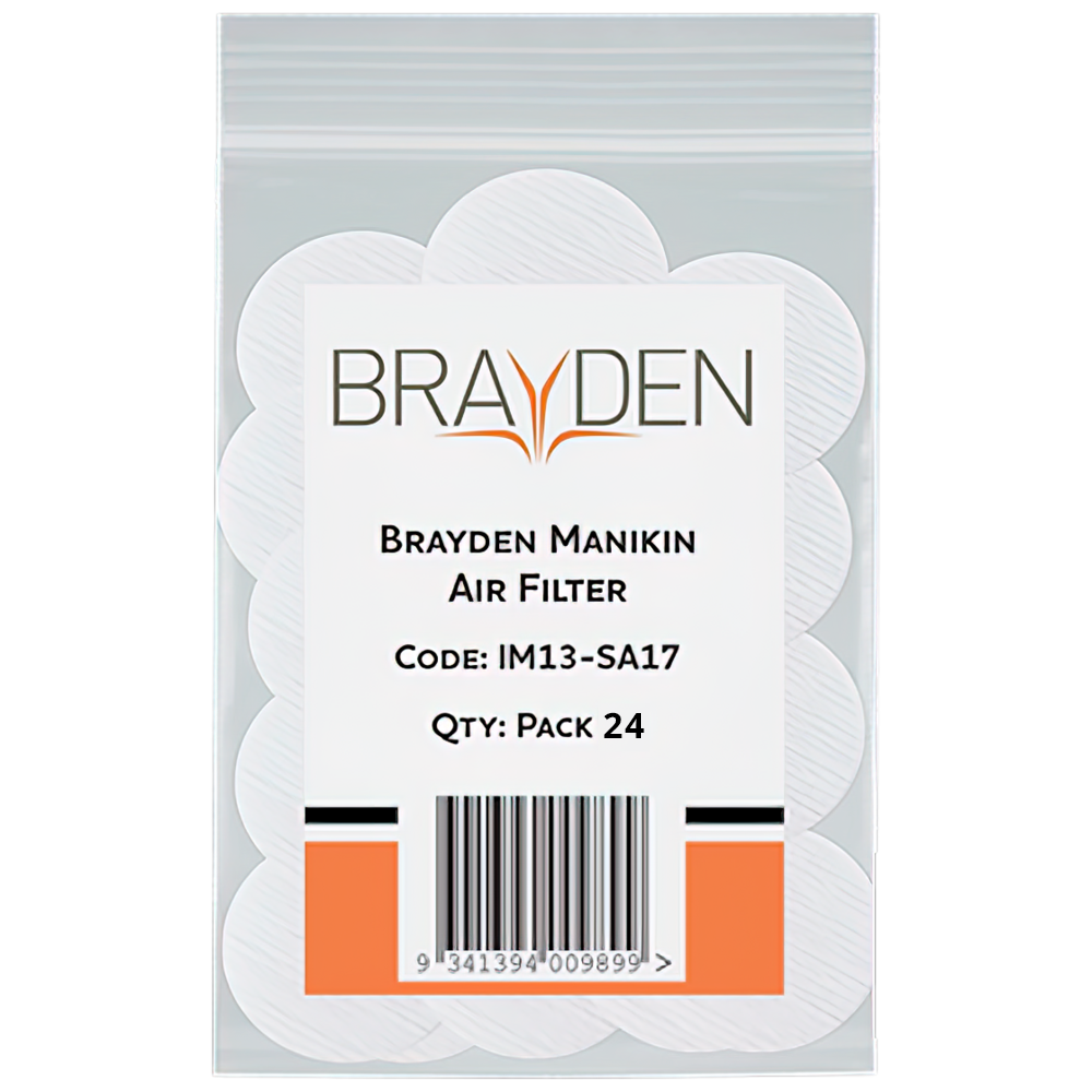 Brayden Manikin Air Filter | Adult Pack/24