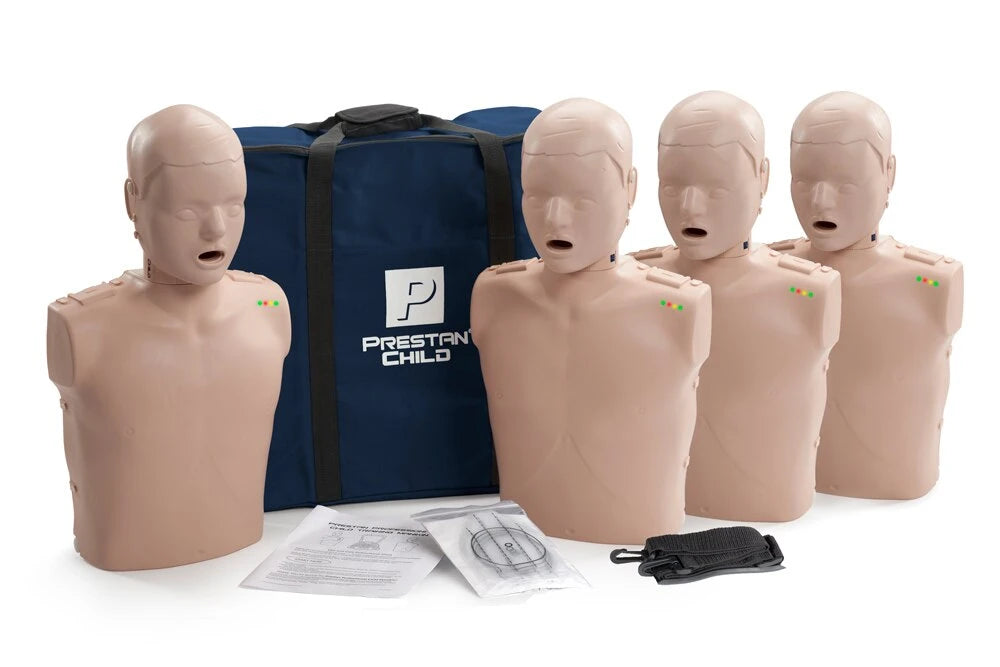 PRESTAN Professional Child Manikin with CPR Feedback | 4-Pack | Prestan | Available from LivCor Australia