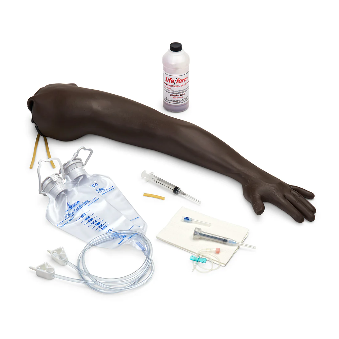 Life/form Adult Venipuncture & Injection Training Arm | Dark | Nasco | Available from LivCor Australia