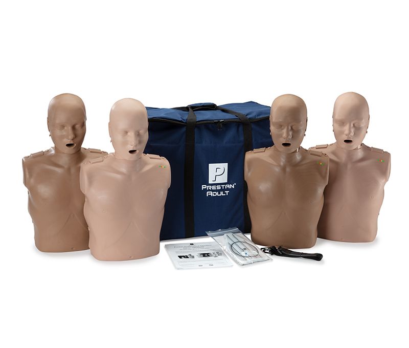 PRESTAN Professional Adult Manikin Diversity Kit with CPR Feedback | 4-Pack | Prestan | Available from LivCor Australia