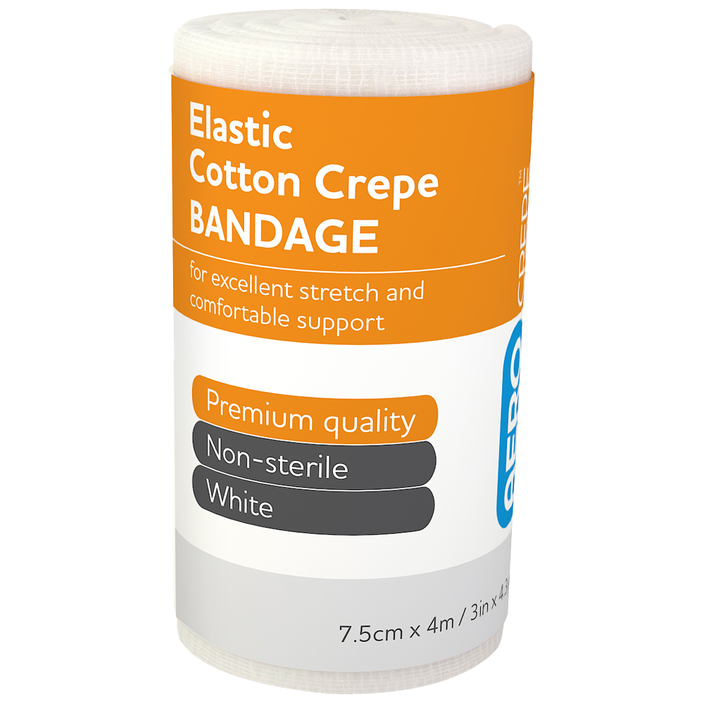 Elastic Crepe Bandage 7.5cm x 4M | Aero Healthcare | Available from LivCor Australia