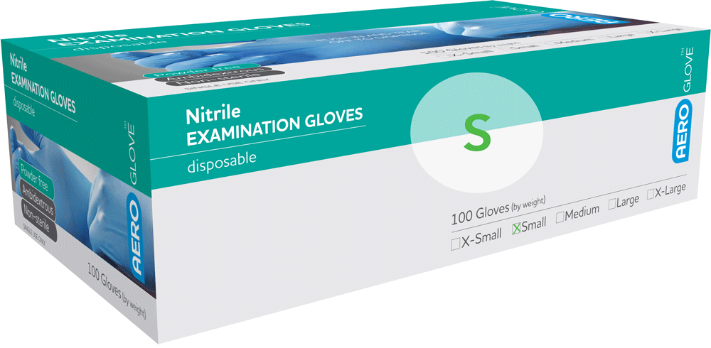 AeroGlove Nitrile Powder Free | 100-Pack | Aero Healthcare | Available from LivCor Australia