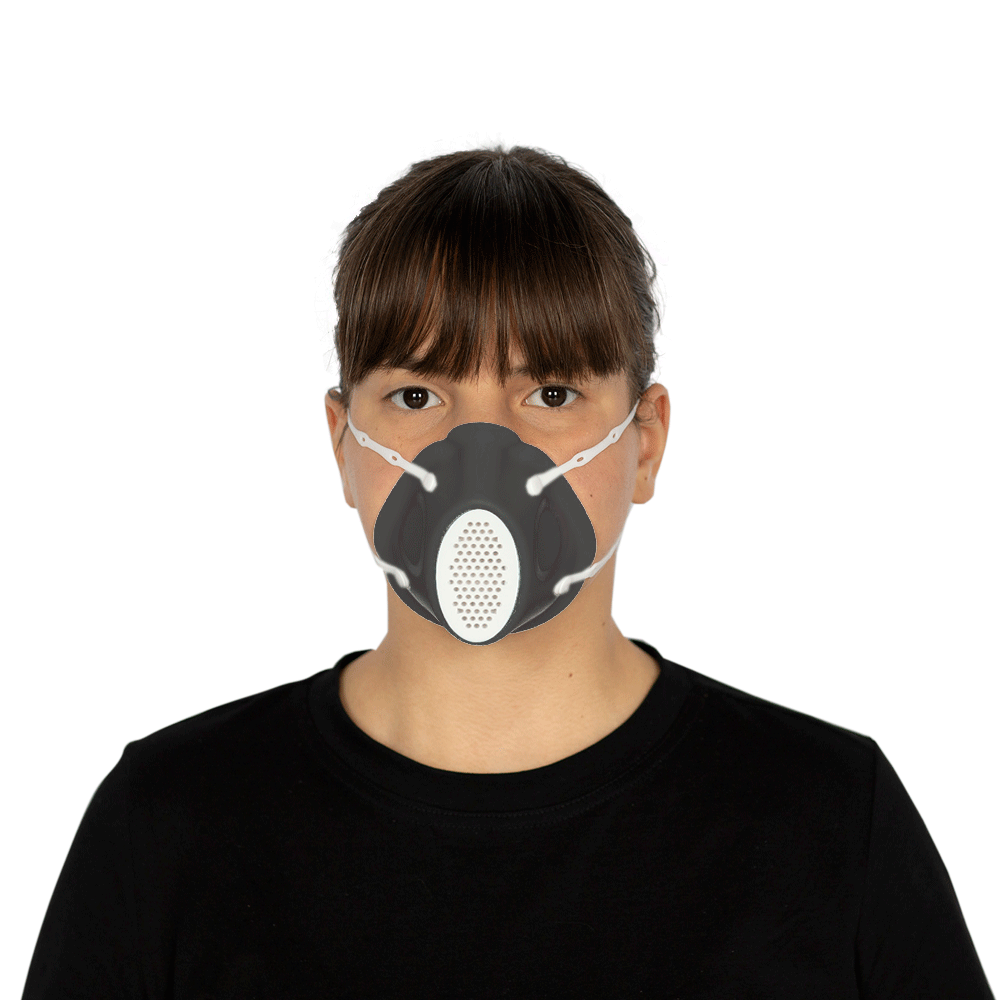 Air Armour KN95 Mask | Black + 11x Filters | Air Armour | Available from LivCor Australia