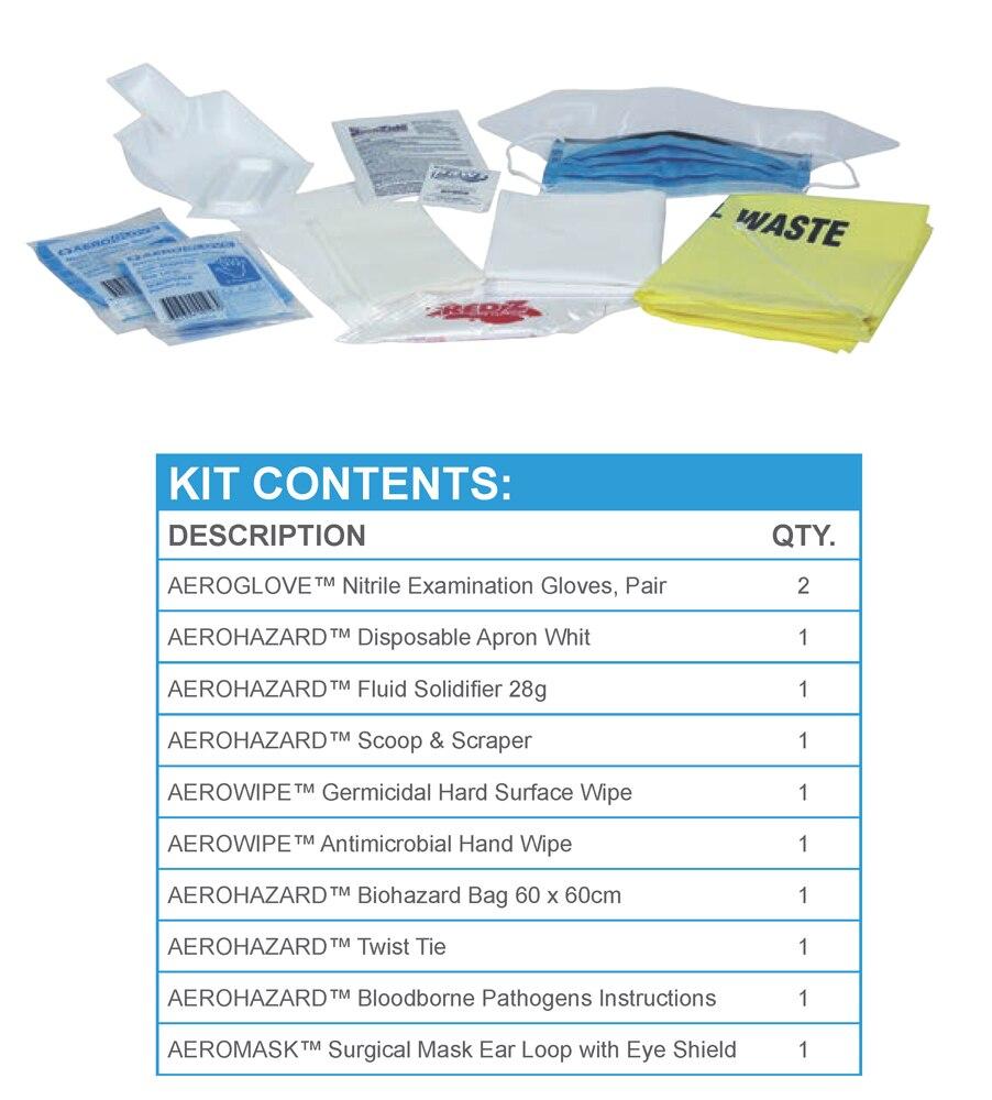REGULATOR | Biohazard Plastic Spill Kit | Aero Healthcare | Available from LivCor Australia
