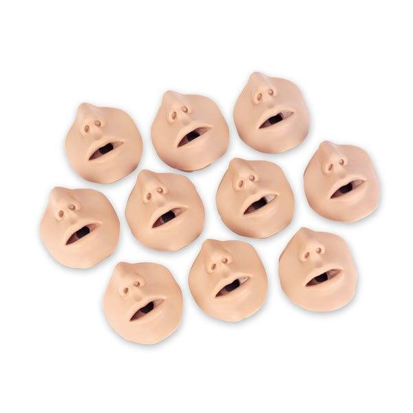 Brad Manikin Mouth/Nose Pieces 10 pack | Nasco | Available from LivCor Australia