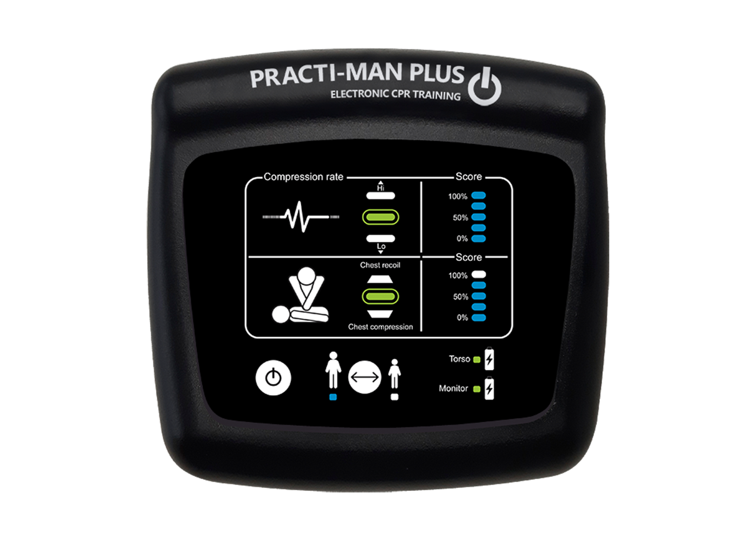 Practi-Man Plus 4-Pack w/Carry Bag | Feedback Monitoring | Practi-Man | Available from LivCor Australia
