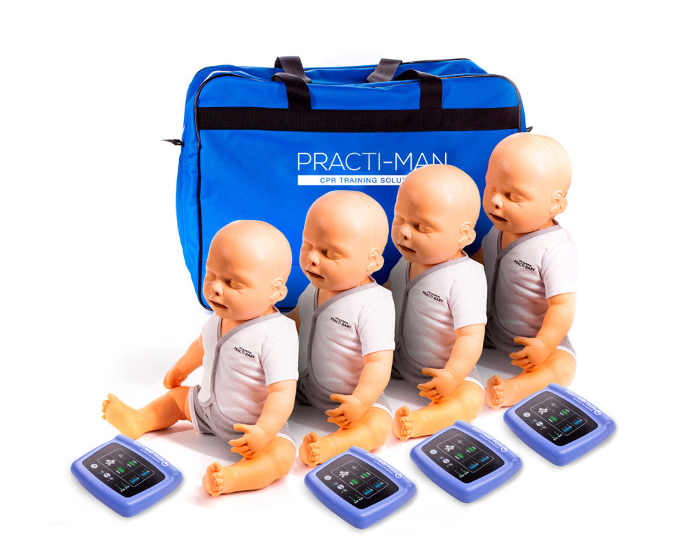 Practi-Baby ⚡Plus | 4-Pack w/ Bag | Feedback Monitoring | Practi-Man | Available from LivCor Australia