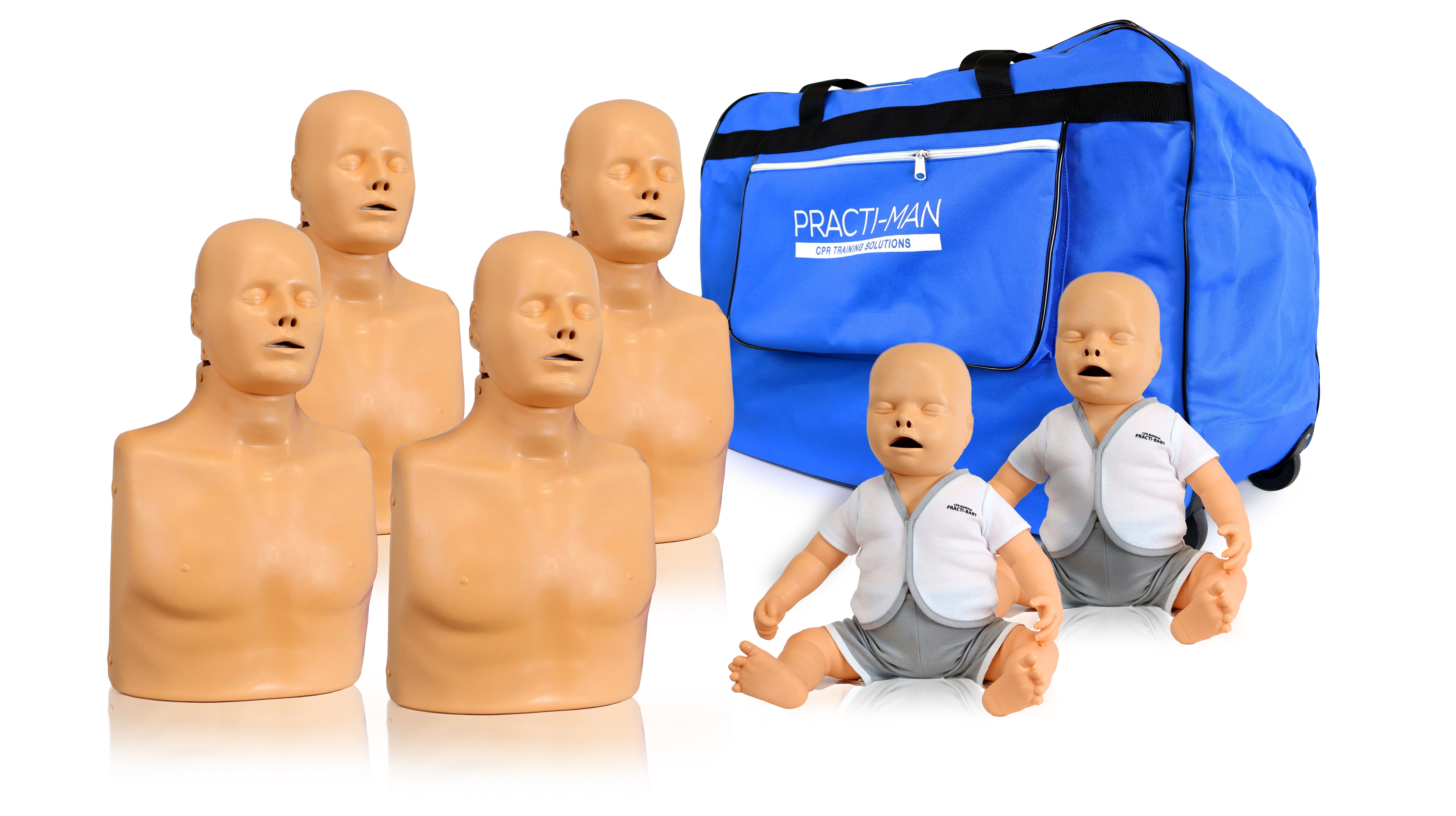 Practi-Man Advance | Multi Pack | 4x Adults + 2x Infants | Wheeled Bag