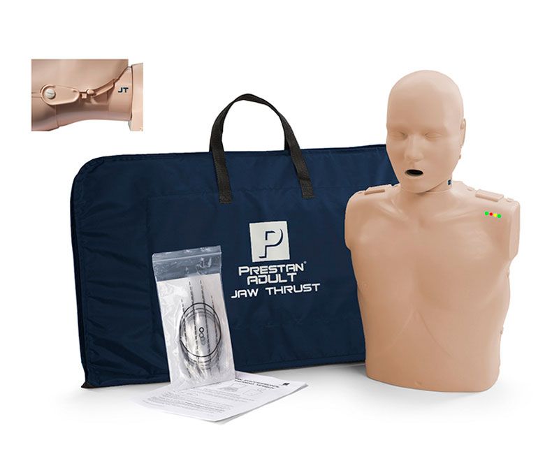 PRESTAN Professional Adult Jaw Thrust Manikin with CPR Feedback | Single