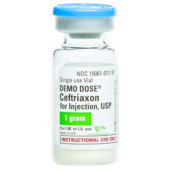 Demo Dose Ceftriaxon 1 gram powder 10mL | Pocket Nurse | Available from LivCor Australia