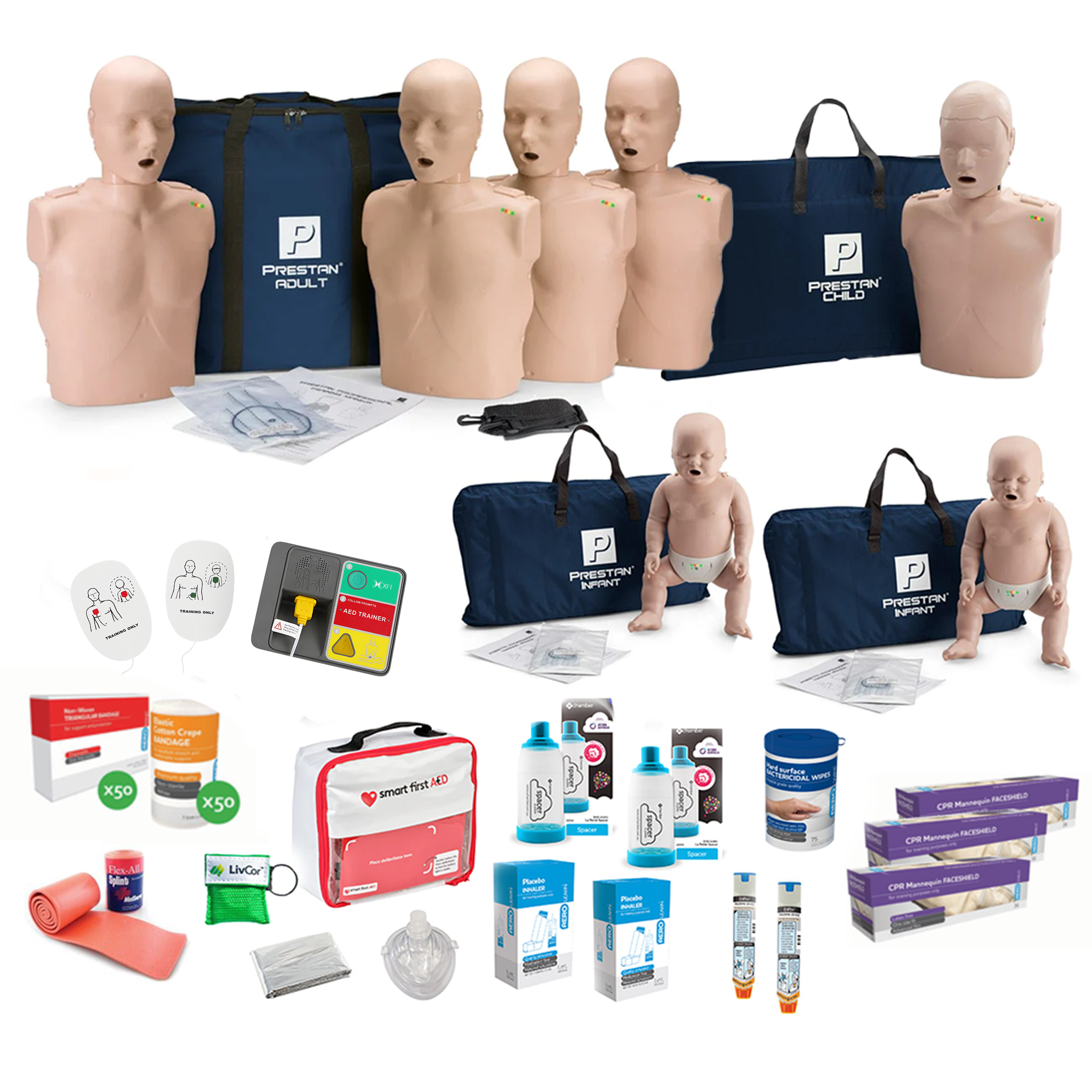 PRESTAN Professional CPR / First Aid Trainer Starter Kit | Prestan | Available from LivCor Australia