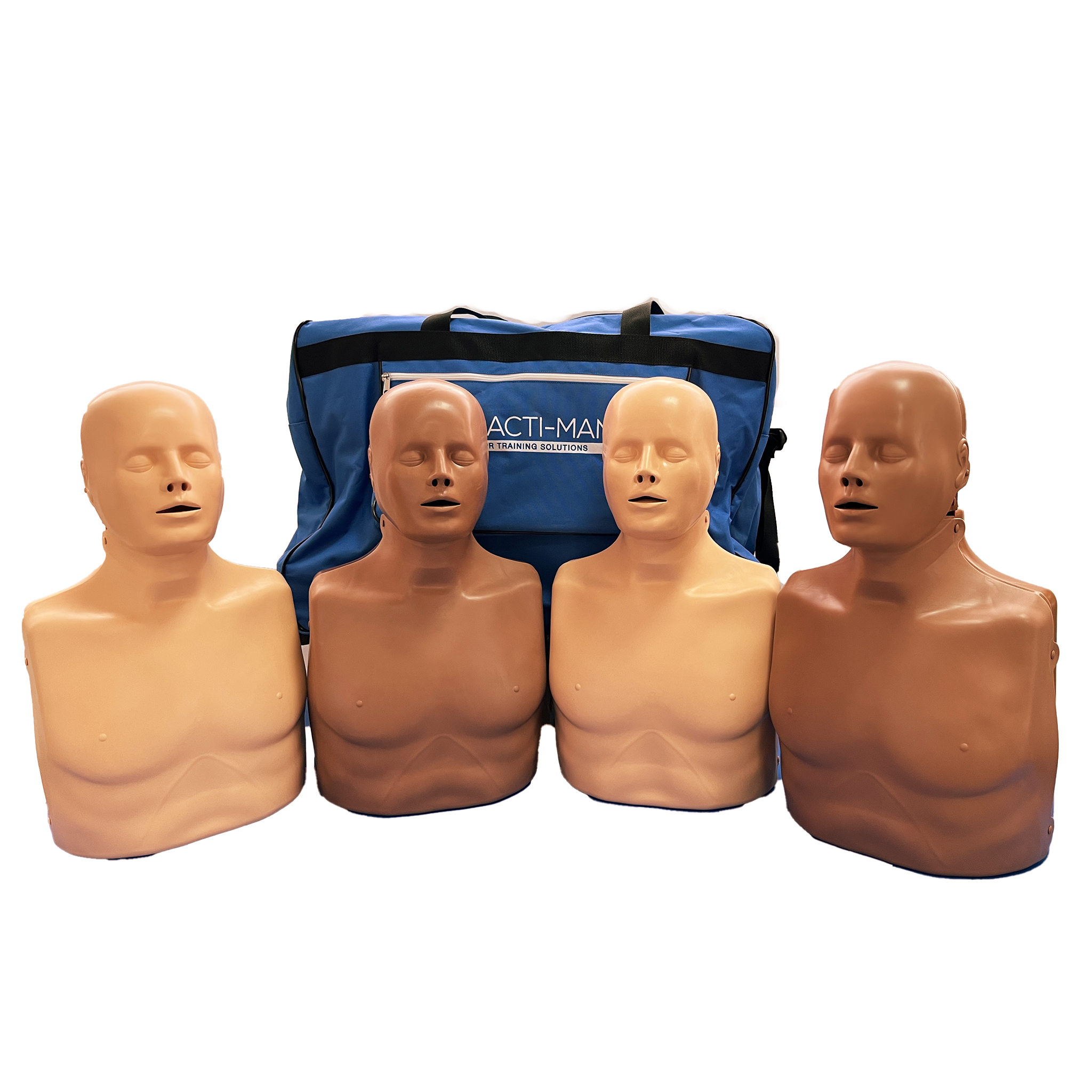 Practi-Man Advance Multicultural | 4-Pack w/Carry Bag