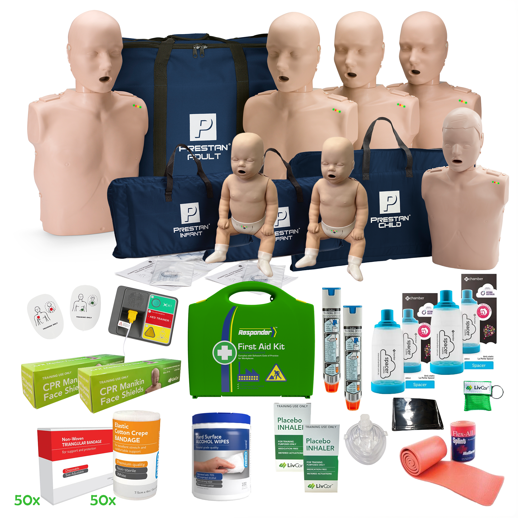 PRESTAN Professional CPR / First Aid Trainer Starter Kit