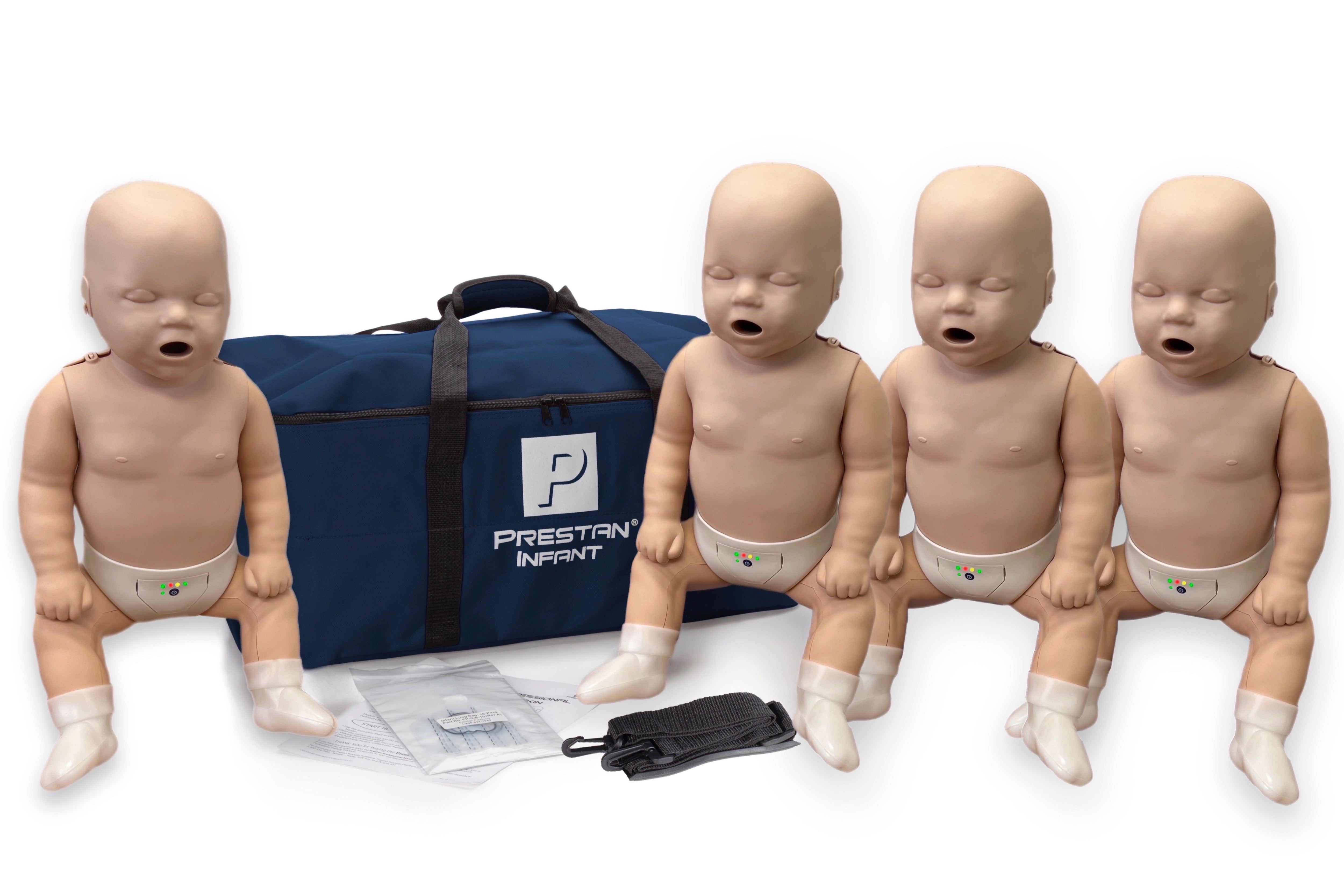 PRESTAN Professional Infant Manikin with CPR Feedback | 4-Pack | Prestan | Available from LivCor Australia