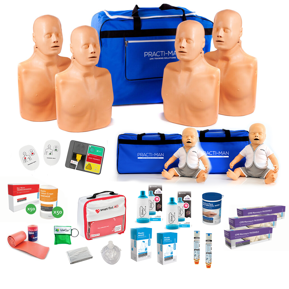 PractiMan Advance CPR / First Aid Trainer Starter Kit | Practi-Man | Available from LivCor Australia