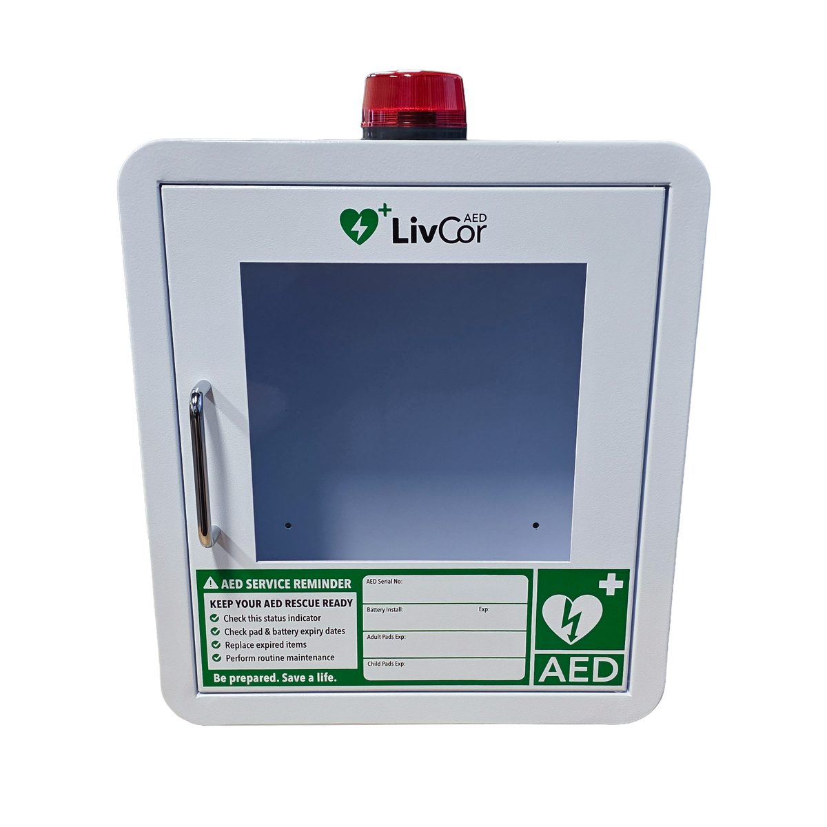 Philips HeartStart FRx Defibrillator Package | With Alarmed Wall Cabinet