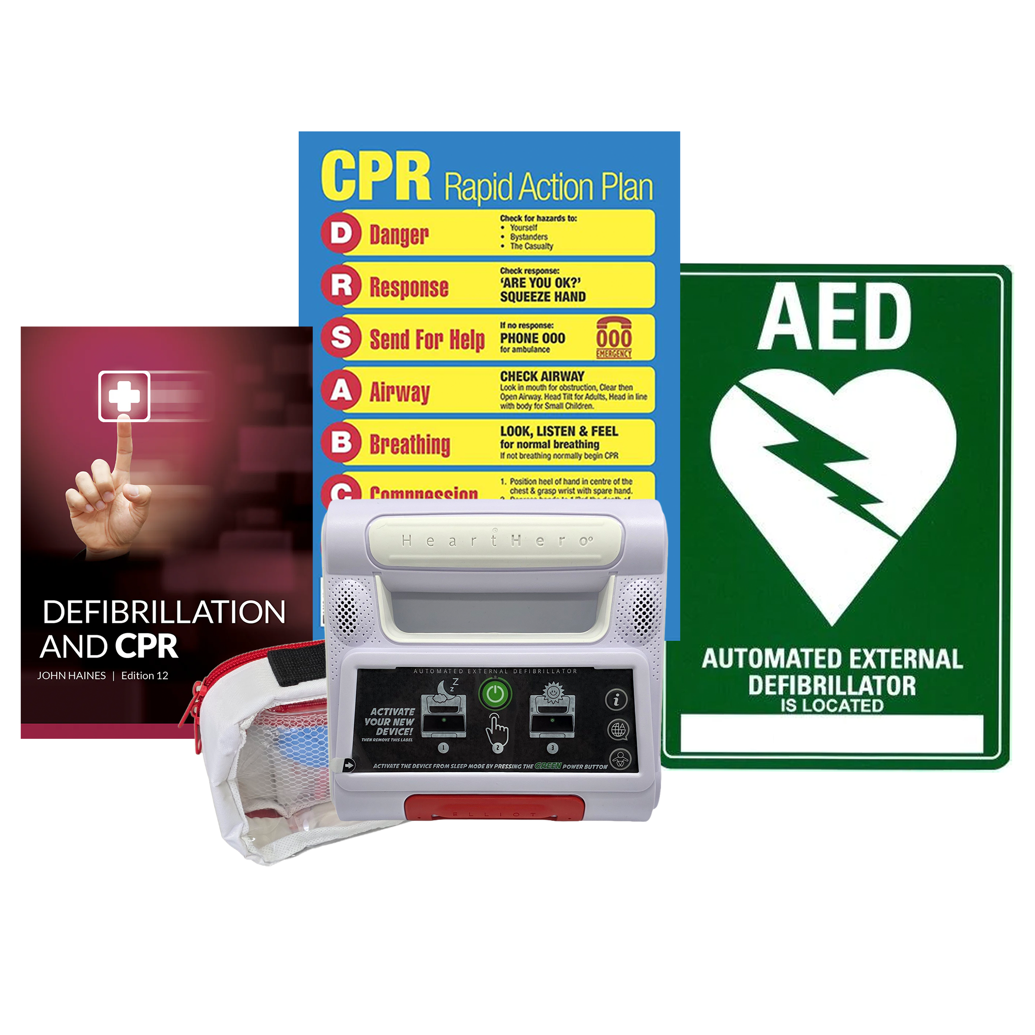 Elliot Defibrillator Package | No Wall Cabinet