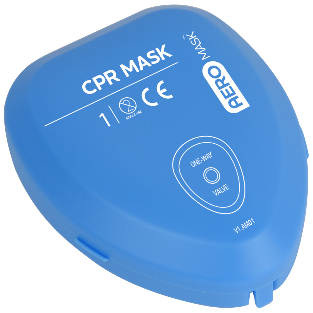 CPR Mask in Hard Cover
