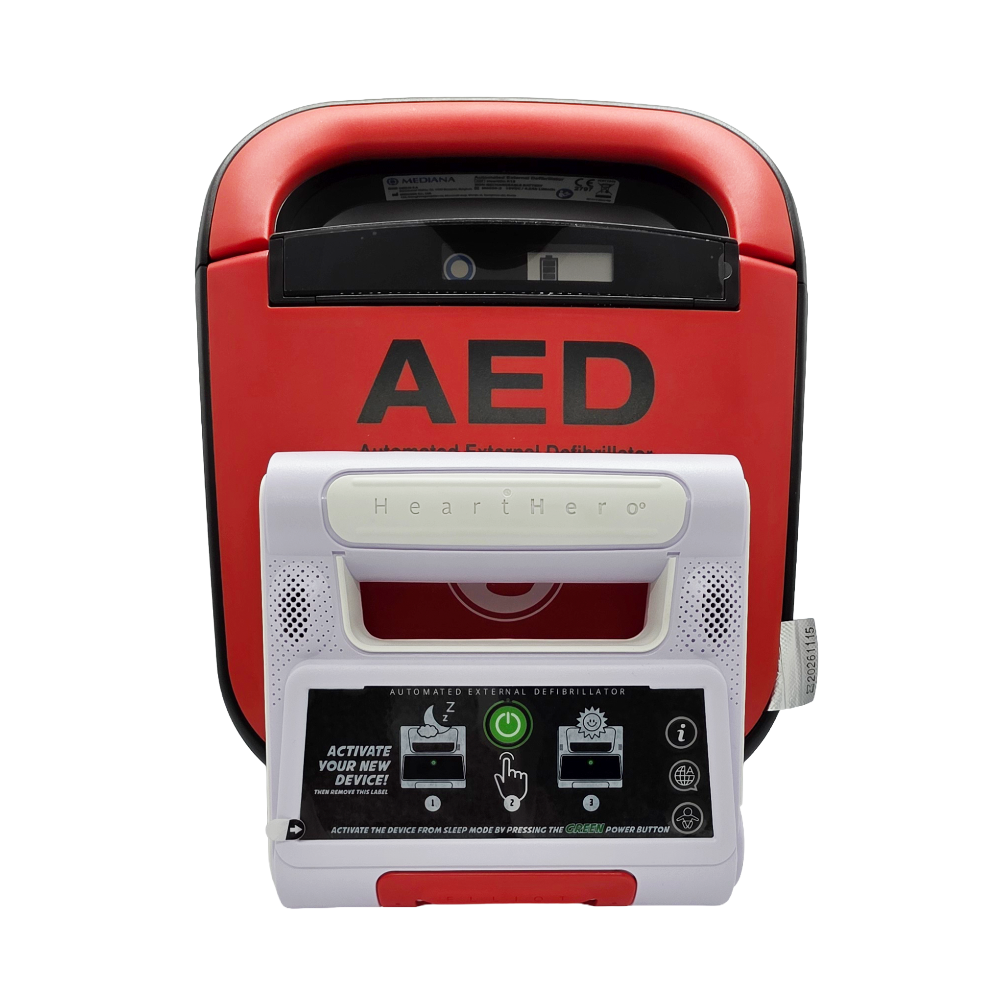 Elliot Mini Defibrillator Package | With Alarmed Wall Cabinet | Elliot | Available from LivCor Australia