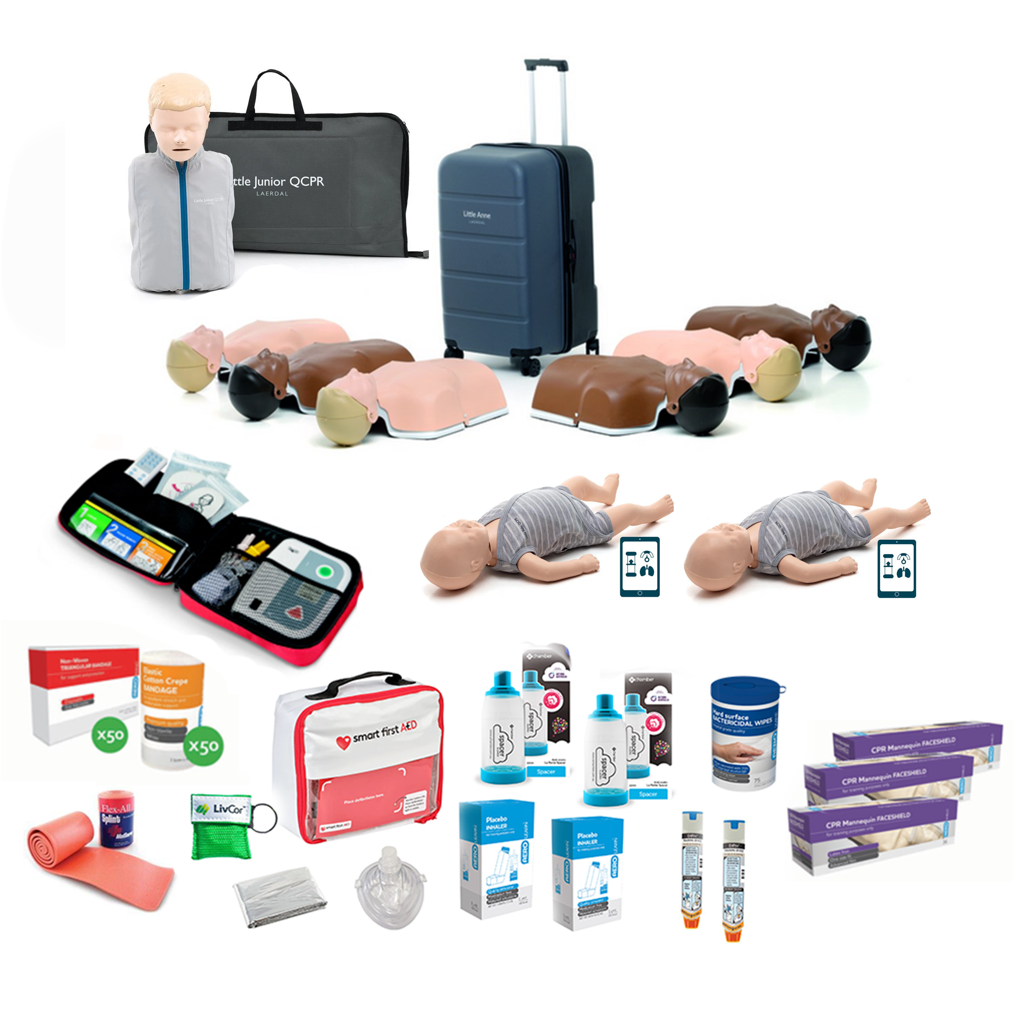 Laerdal QCPR Combo / First Aid Trainer Starter Kit
