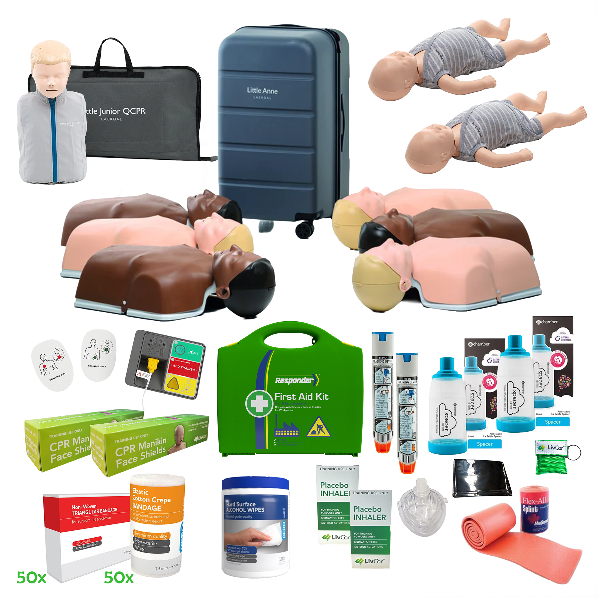 Laerdal QCPR Combo / First Aid Trainer Starter Kit