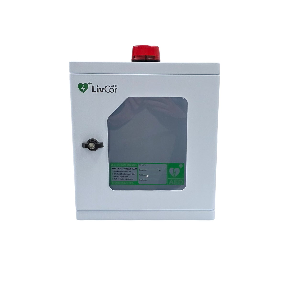 Philips HeartStart FRx Defibrillator Package | Outdoor Alarmed Wall Cabinet