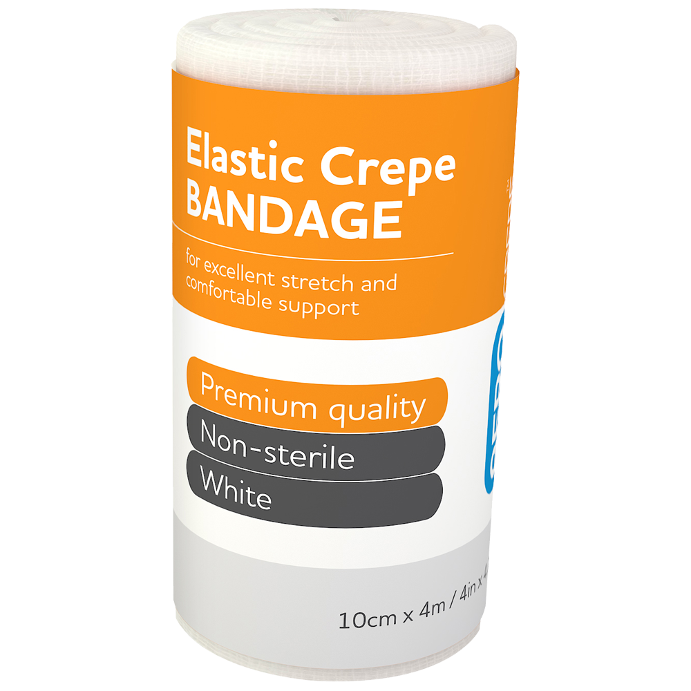 Elastic Crepe Bandage 10cm x 4M