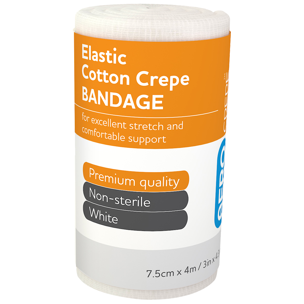 Elastic Crepe Bandage 7.5cm x 4M
