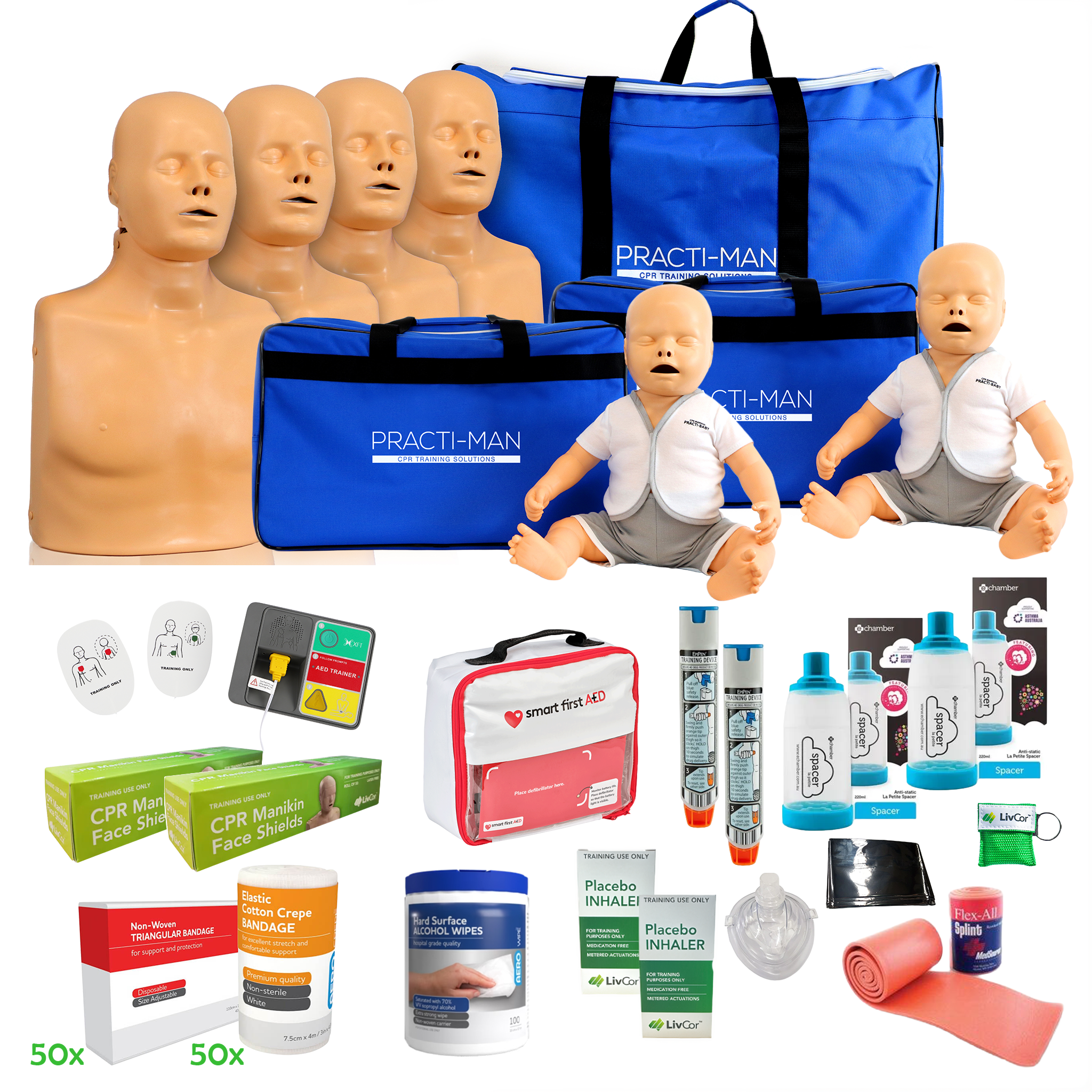 PractiMan Advance CPR / First Aid Trainer Starter Kit