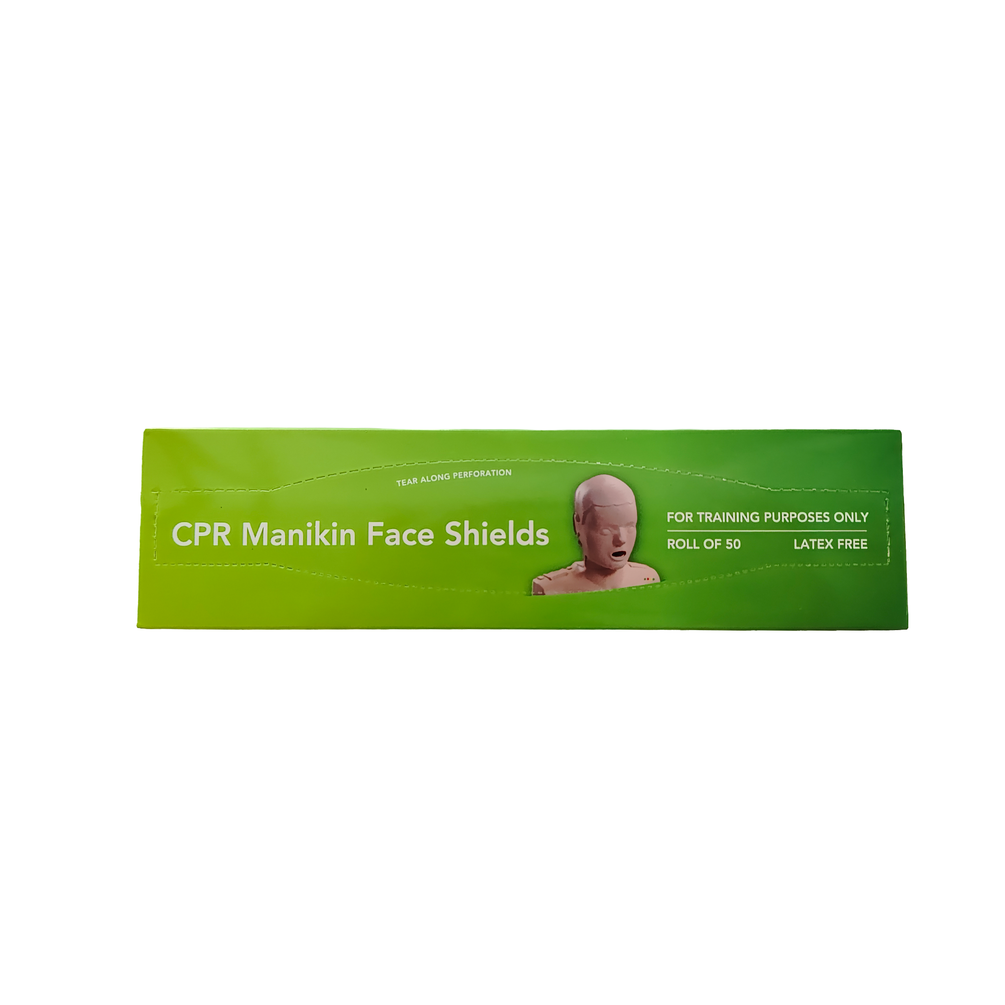 CPR Manikin Face Shields | 50 Roll | LivCor | Available from LivCor Australia