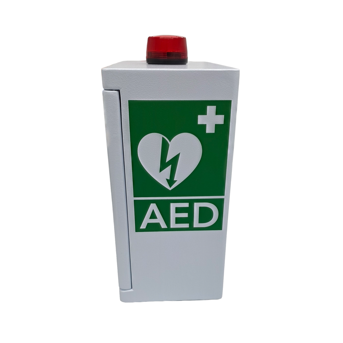 AED Wall Cabinet | Aluminium Indoor/Outdoor with Strobe Light Alarm | LivCor AED | Available from LivCor Australia