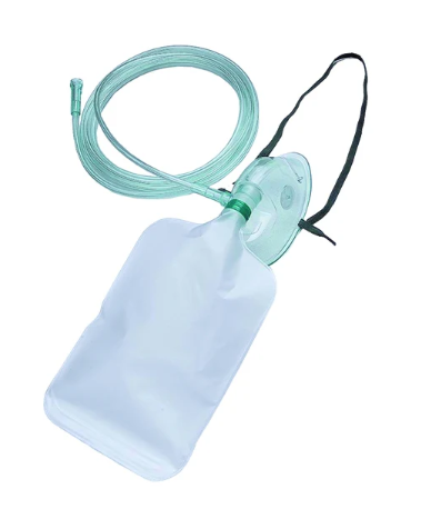 Non-Rebreather Oxygen Mask, Standard Adult / Large Child