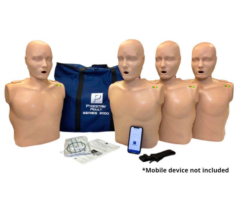 PRESTAN Professional Adult Series 2000 Manikin with Advanced CPR Feedback | 4-Pack