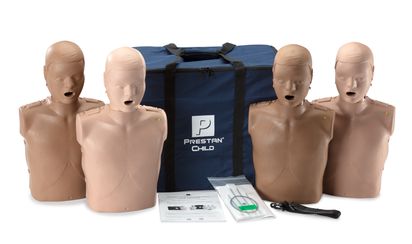 PRESTAN Professional Child Manikin Diversity Kit with CPR Feedback | 4-Pack