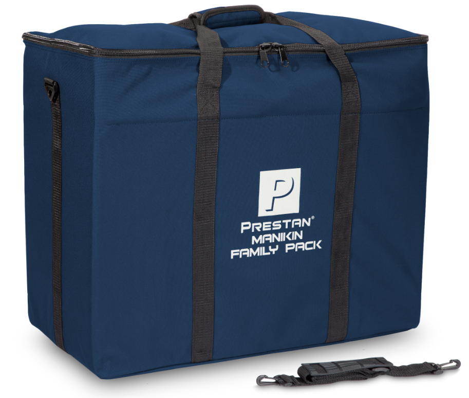 Blue Carry Bag for PRESTAN Professional Manikin | Family Pack