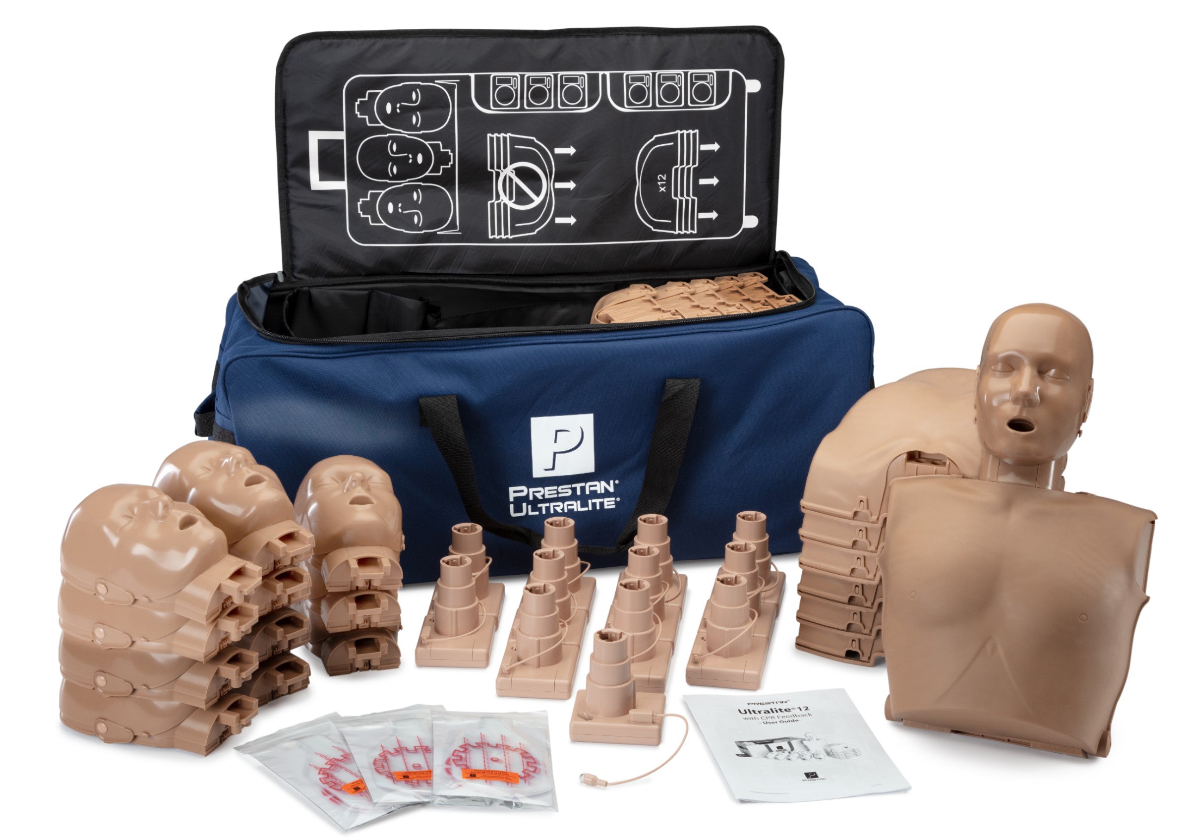 PRESTAN Ultralite Manikin with CPR Feedback | Diversity Kit, 12-Pack