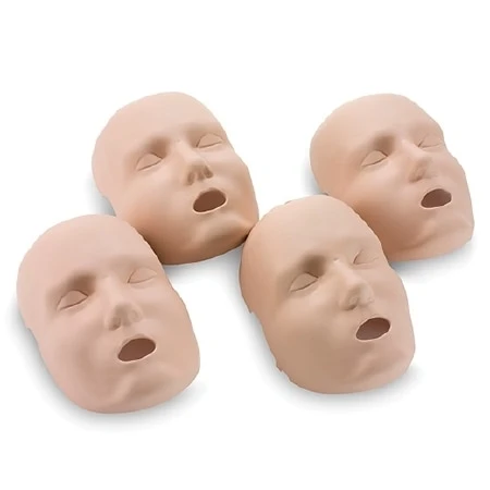 Face Skin Replacement for PRESTAN Professional Adult Manikin 4-Pack | Medium